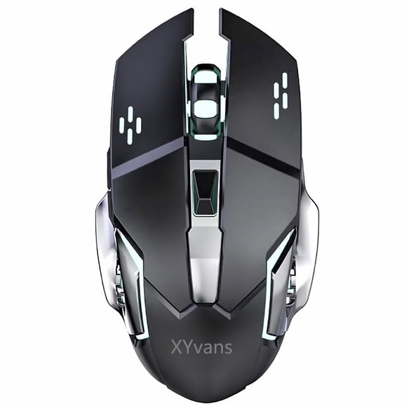 Wired Gaming Mouse , Silent Multi Device Mouse, 3600 DPI,Cordless Computer Mouse for for PC, Desktop, Mac，Laptop, Chromebook.Office or E-Sports Game, Black