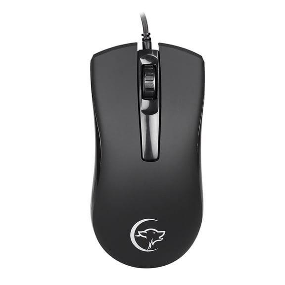 Wired Gaming Mouse Usb Plug and Play Comfortable Grip for Pc Laptop Desktop Mac Windows Computer Office Home Work Travel Portable Use for Chromebook Notebook Optical Sensor
