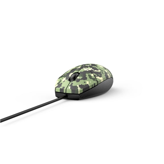 Wired Gaming Mouse for Small Hands, FKmini3se USB Optical Mouse for RTS Games, Includes Mouse Pad, Ergonomic Design