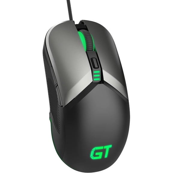 Wired Gaming , USB Optical  Mice with High-Precision Adjustable up to 8000 DPI,   USB  with RGB Backlit for Windows/PC//Laptop