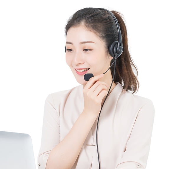 Wired Headphones, Headsets with Microphone for Work, Hight Quality ...