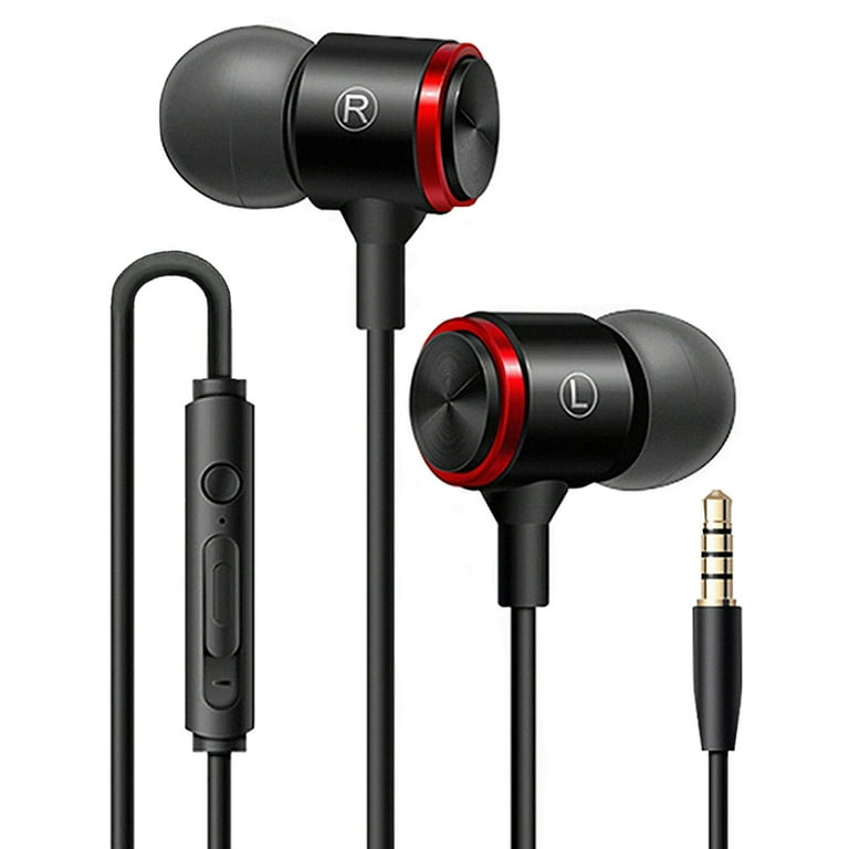 Earphones 3.5mm In-Ear Earbuds Earphone Headphone for SamSung iPhone PC MP3  MP4