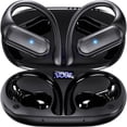 thumbnail image 1 of Wireless Earbuds Bluetooth Headphones Sport Earphones with LED Display,Over-Ear Buds Built in Mic in Ear Waterproof Headset for Workout Running Gaming, 1 of 6