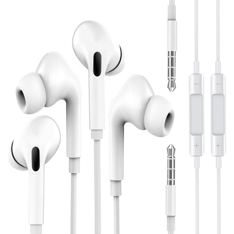 Wired Earphones 3.5mm Jack Headphones With Microphone For Samsung Galaxy A25 A15 A14