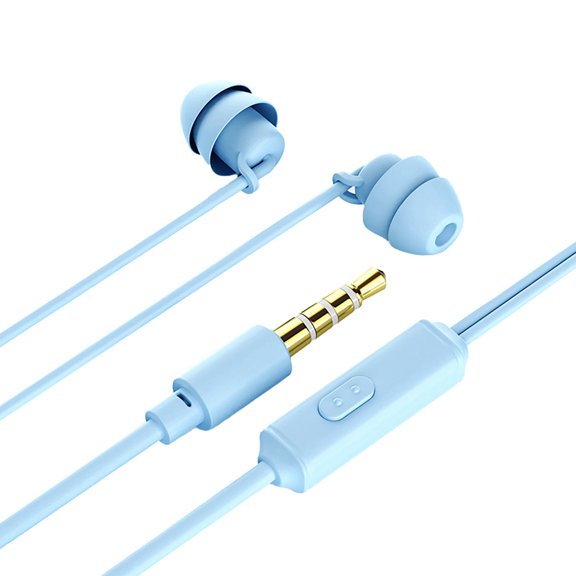 Wired Headset for Android Sleep Headphones with Comfortable Fit Wired Control Calling and Singing Features Earphones for All-Day Listening