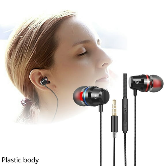 Wired In-Ear Headphones, Exceptional Bass Clarity, for Smartphones Music Enthusiasts