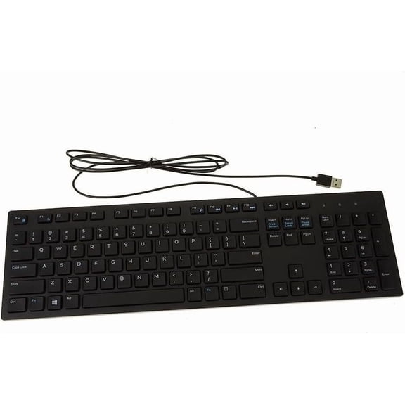 Wired Keyboard KB216, Multimedia, Black
