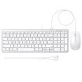 thumbnail image 1 of Wired Keyboard and Mouse Combo for Mac, Dual Type-C & USB Interface with Numeric Keypad, Compatible with MacBook Pro/Air, iMac, Mac mini/Pro, OMOTON, Silver, 1 of 8