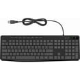 thumbnail image 1 of Wired Keyboard,Quiet Keyboard, Multimedia USB Computer Silent Keyboardwith Low Profile Chiclet Keys,Large Number Pad,Spill-Resistant,Anti-Wear Letters,Full Size for Laptop,Desktop, 1 of 4