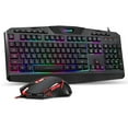 thumbnail image 1 of Wired Keyboard and Mouse Combo Redragon S101-3, RGB Backlit Keyboard, 3200DPI Mouse, 1 of 5