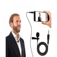 thumbnail image 1 of Wired Lavalier Lapel Microphone for iPhone Android Smartphone Omnidirectional Mic for Recording with Clip-on for Bloggers and Vloggers，Easy Clip-on Recording Mic for YouTube Vlog Singing, 1 of 6