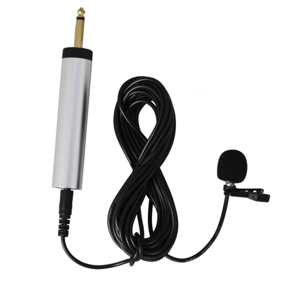 Wired Lavalier Microphone Portable Wired Musical Instrument Mic Pickup Microphone for Guitar Sax Trumpet Violin Piano