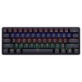 thumbnail image 1 of Wired Mechanical Gaming Keyboard Redragon K615-R, Rainbow LED Backlight, USB-C Cable, Conflict-Free, Designed for Comfortable Typing, 1 of 13