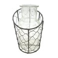 thumbnail image 1 of Wired Mesh Glass Vase Holder, 6-Inch, 1 of 1