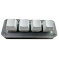 thumbnail image 1 of Wired Mini Keyboard Programmable 4 Key Keypad Small USB Mechanical Acrylic Compact Design for Office Gaming Drawing, 1 of 9