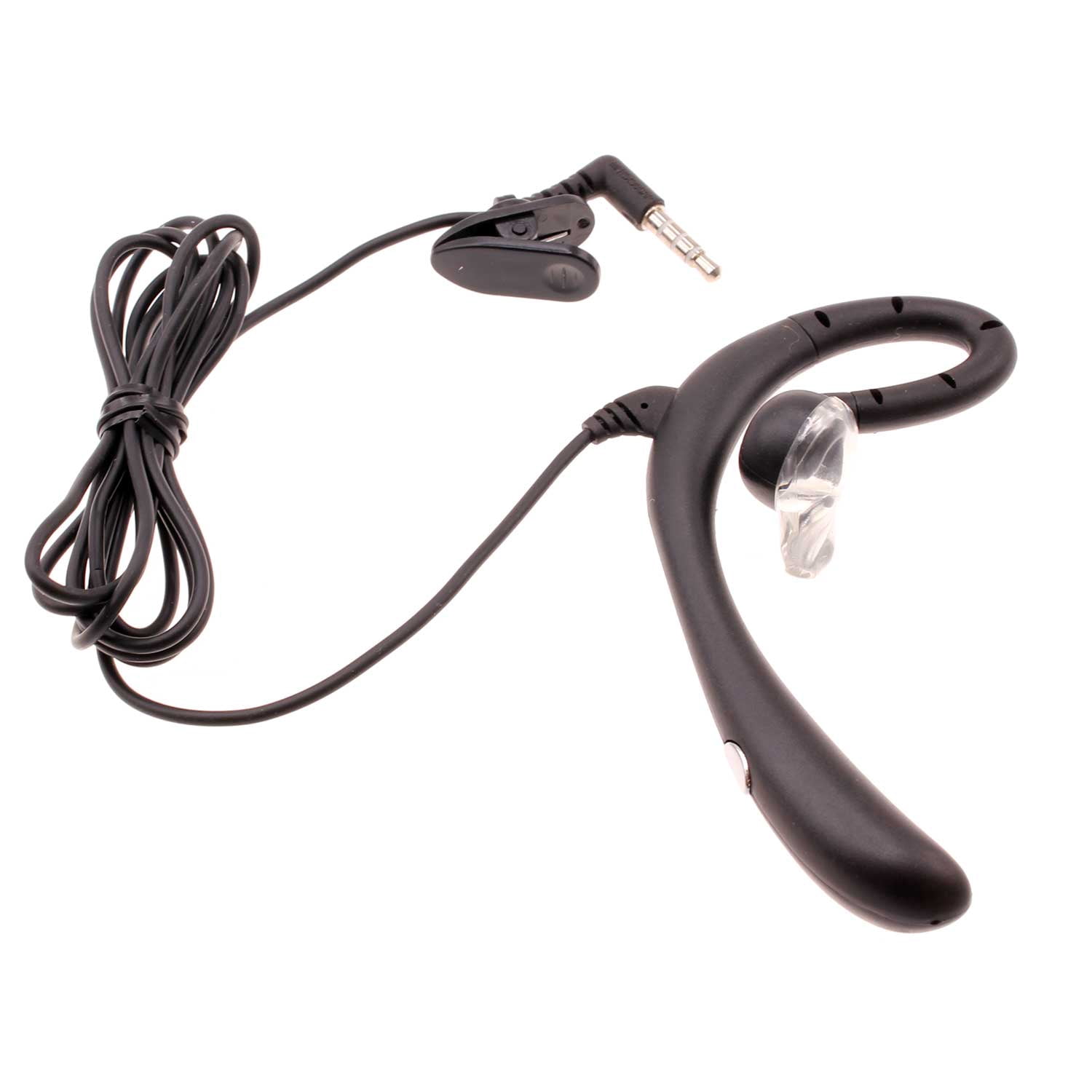 Wired Mono Headset Earphone w Mic for Samsung Galaxy A06 - Headphone 3.5mm Single Earbud Hands-free Microphone Over-the-ear
