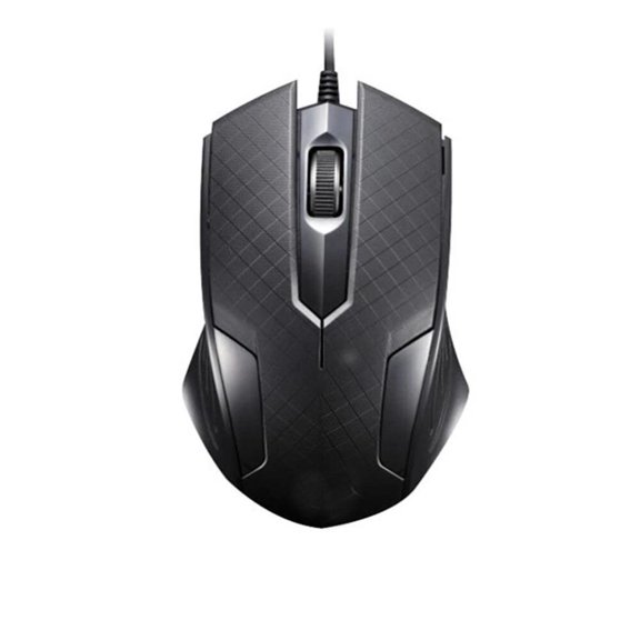Wired Mouse, 1200 DPI Optical Tracking, Ergonomic Cord Mouse for PC/Mac/Laptop-Black