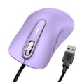 thumbnail image 1 of Wired Mouse, USB-A Wired , 1400 DPI Optical Tracking, 5 Buttons,Ergonomic Cord Mouse for PC/Mac/Laptop-Light Purple, 1 of 7