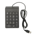 thumbnail image 1 of Wired Number Pad 18 Keys Ergonomic USB Plug and Play Quiet Typing Mini Numeric Keypad for PC Laptop Desktop, 1 of 8