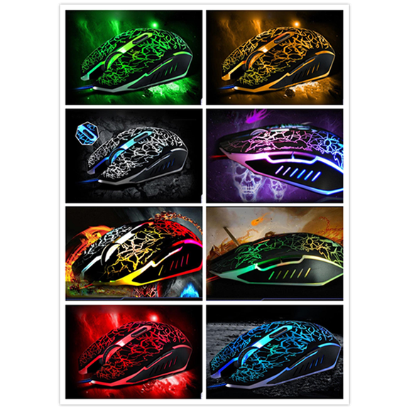 Wired Optical Gaming for Precision Tracking with Backlit and High DPI Performance for Competitive Play