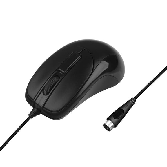 Wired Optical Mouse USB & PS2 Round Port, Ergonomic Wired Mouse for Home Office Gaming, High Precision Wired Computer Mouse for Desktop Laptop PC Windows Mac