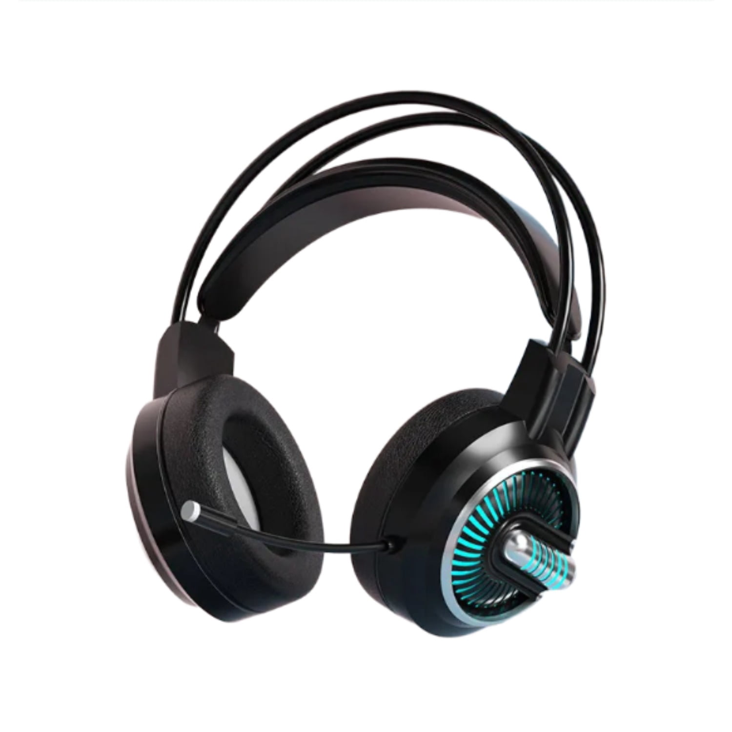 Wired Over-Ear Gaming Headset with Microphone, USB and Dual 3.5mm Audio Jack for Desktop & Laptop