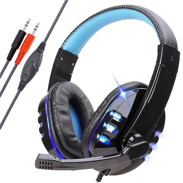 Wired Over Ear Headphones, Gaming Headset Fit for PS4, PS5, PC, Xbox