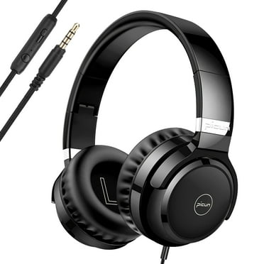 Wired Over-ear Headphone, EEEkit Bass HiFi Stereo Noise Canceling Headphone, 3.5mm Foldable Music Earphone with Volume Control for Smartphones, Computers, Laptops, MP3/MP4 Players