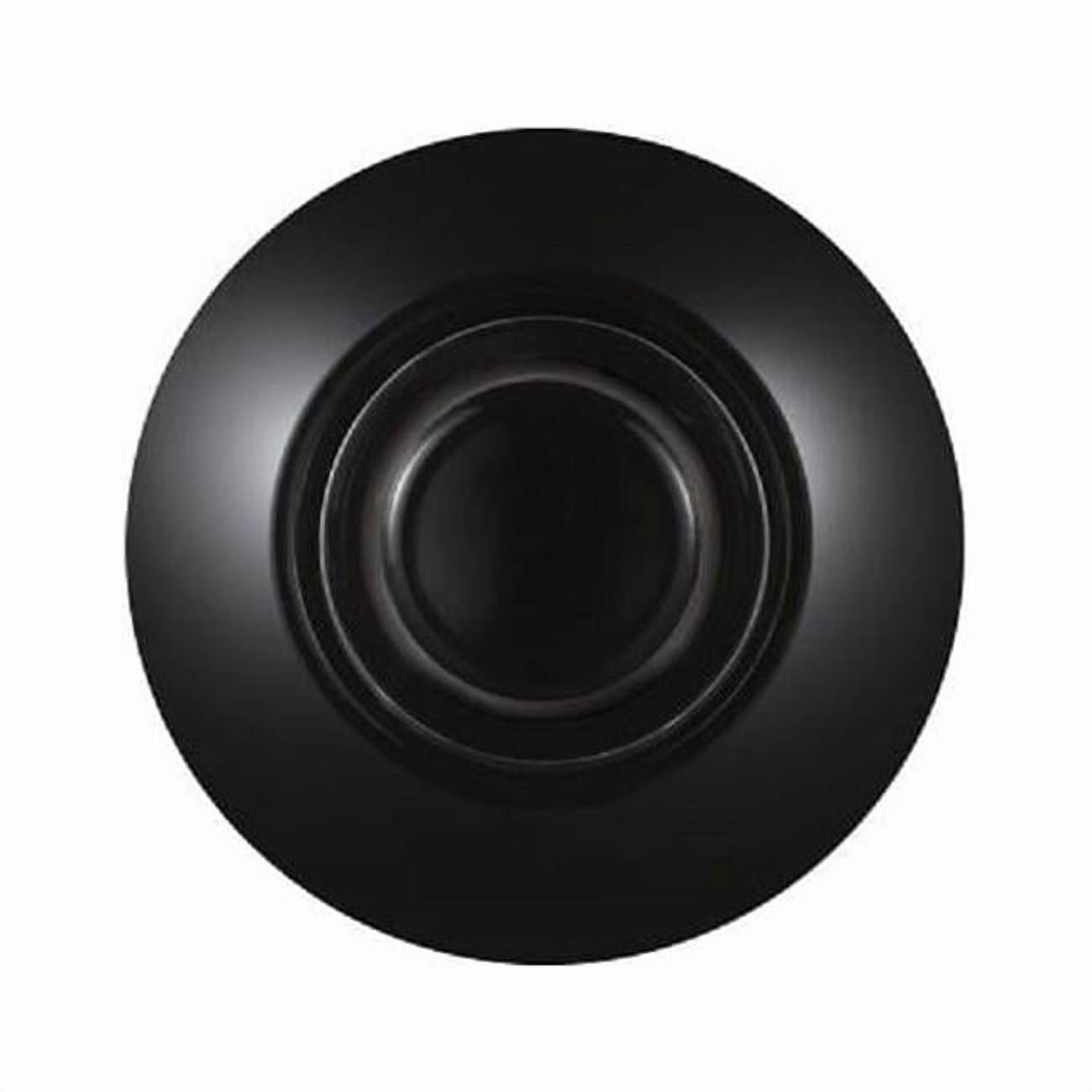 Wired Push Button Doorbell Lighted, Metal, Black