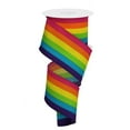 thumbnail image 1 of Wired Rainbow Ribbon for Crafts – 2 1/2” x 10 Yards, Easter, Spring, Summer, Pride, LGBTQ Support, Gay Pride, Wreath, DIY, 1 of 2