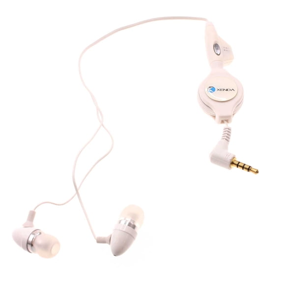 Wired Retractable Earphones for TCL 50 XE NXTPAPER 5G/Pro NxtPaper - Headphones Handsfree Mic Headset 3.5mm Earbuds