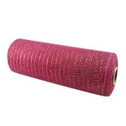 Wired Ribbon Clearance! Tiuneo Poly Mesh Ribbon with Metallic Foil Each Roll for Wreaths Swags Bows Wrapping and Decorating, Wired Ribbon Clearance Sale