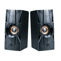 Wired Speaker System With No Delay Plug And Play Surround Sound Clear Audio Quality For Home Theater Computer Tv Entertainment 22.93 Oz