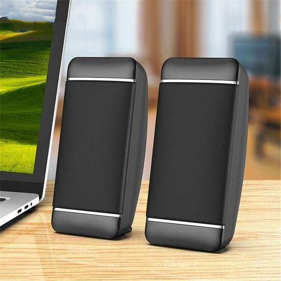 Wired Speaker for Notebook Computer, Usb Full Frequency Hifi Dual Speakers, 3.5mm Interface 2.0 Mini Portable Audio