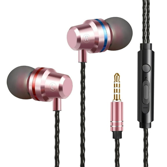 Wired Sports Headphones HIFI Super Bass Headset 3.5mm In-Ear Earphone Stereo Earbuds Headphone Wired