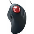 thumbnail image 1 of Wired Trackball Mouse for Large Hands, Ergonomic Design Reduces Wrist & Muscle Strain, Precision Tracking with Easy Index Finger Control, Compatible with PC, Laptop, Windows, Mac, Red, 1 of 4