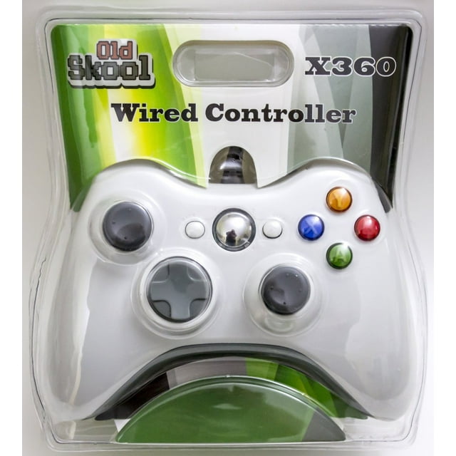 Wired USB Controller for PC & Xbox 360 White