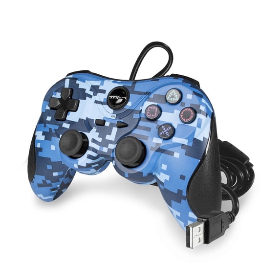 Wired USB Controller for PS3 - Digicamo Blue