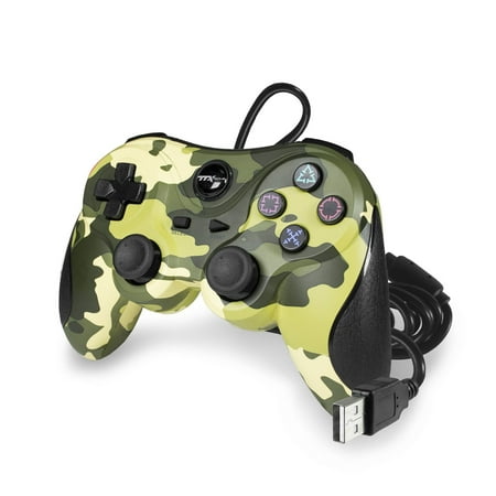 Wireless USB Controller for PS3 - Green Camouflage