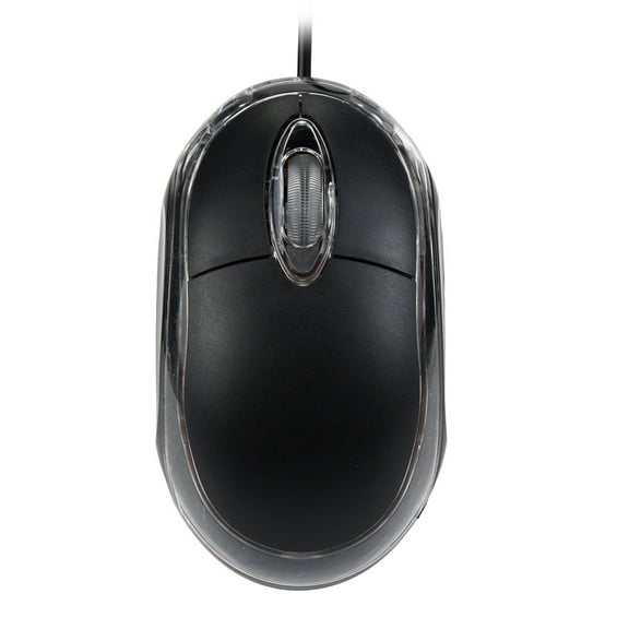 Wired USB Optical Mouse for Pc and Laptop Ergonomic Design Precision for Office Use and Home Computing Black