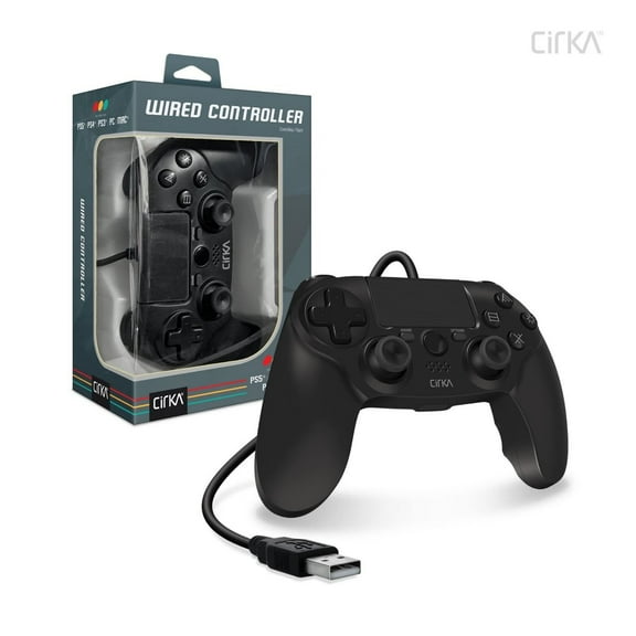 Wired Video Game Controller for PlayStation 4, Black
