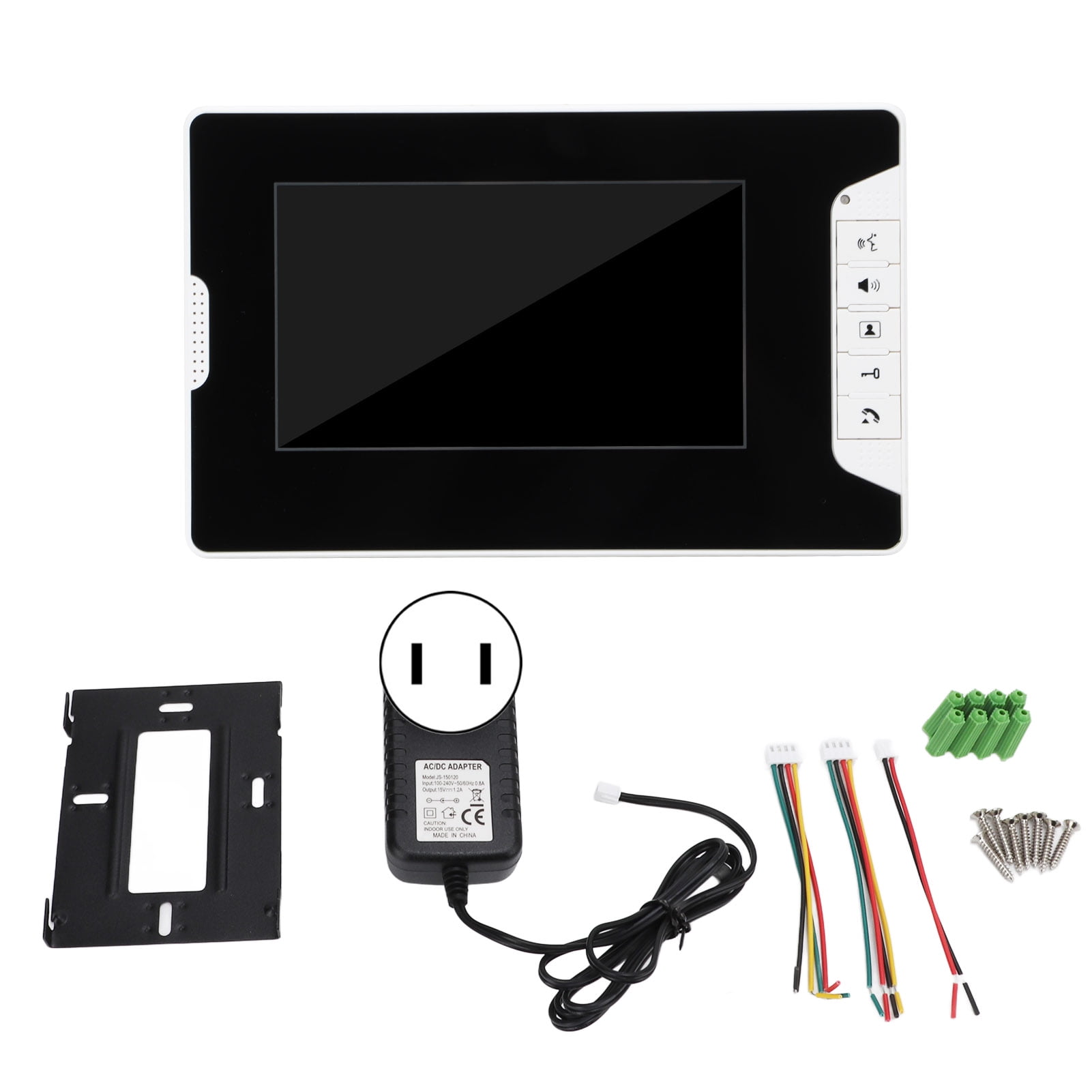 Wired Video Doorbell Monitor 7in Screen with Remote Unlocking Monitoring Function 16
