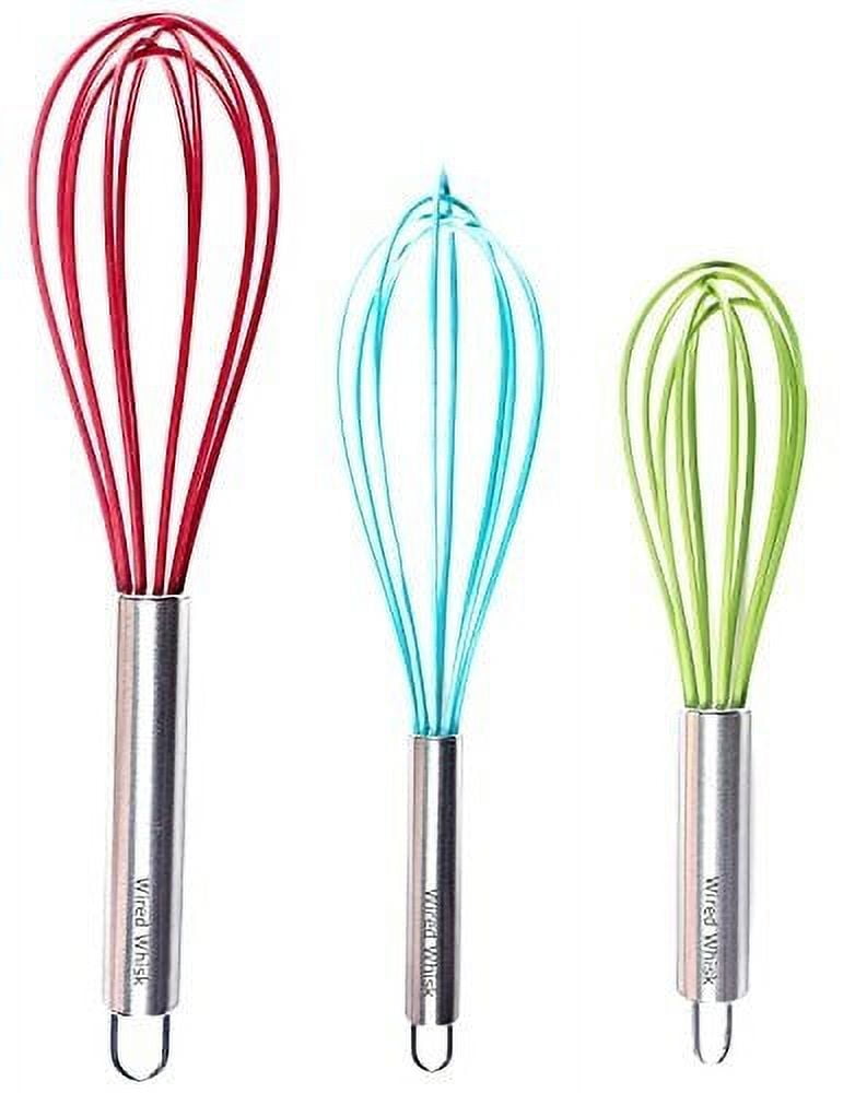Whisk, 10, Assorted Colors, Silicone, United Power Group 12085
