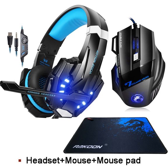 Wired luminous headset
