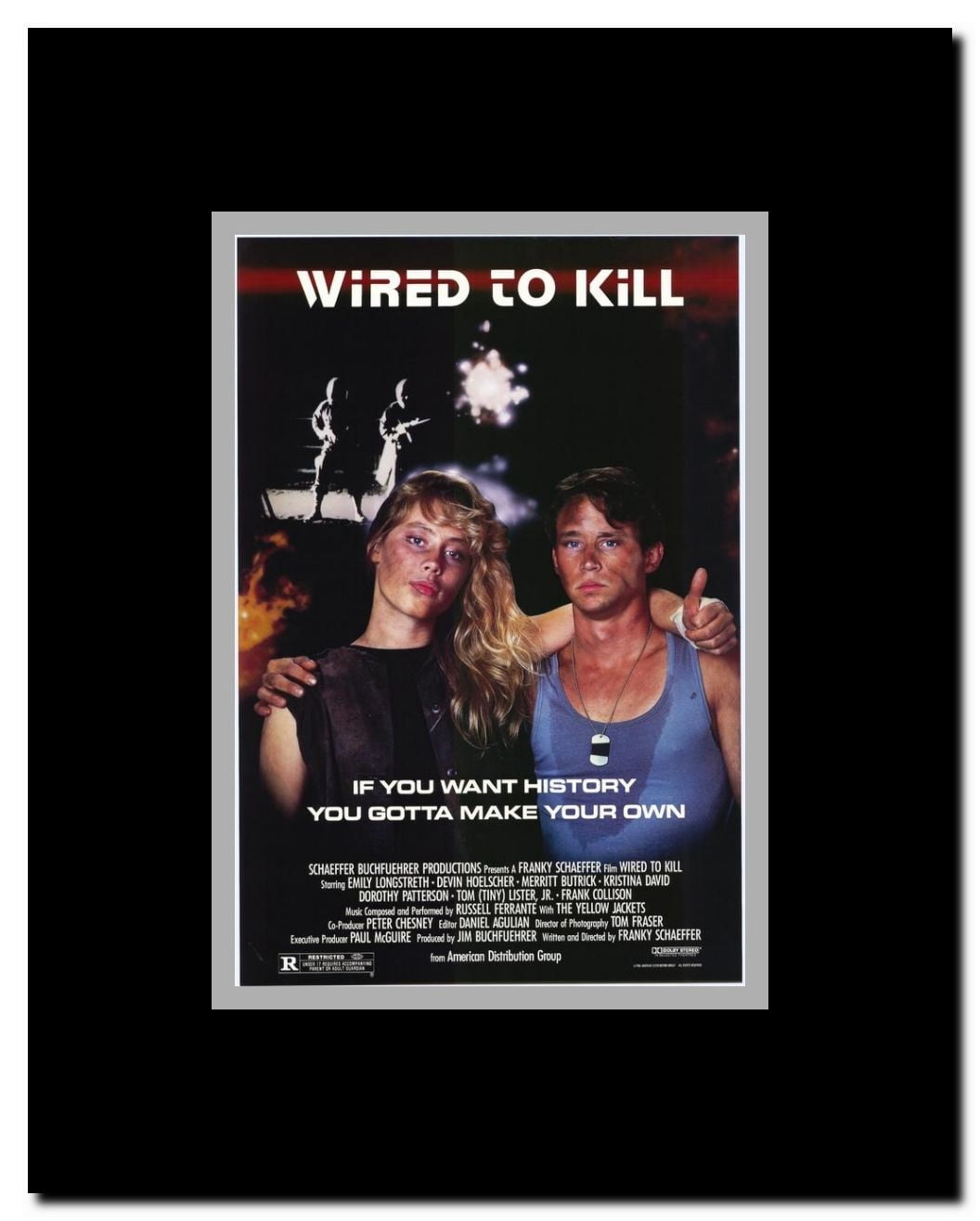 Wired to Kill Framed Movie Poster