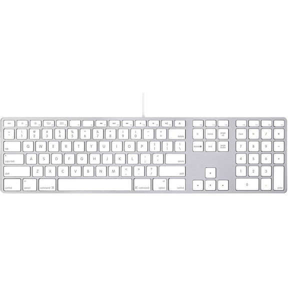 Wired with Numeric Keypad Compatible with Mac OS X v.10.6.8 & later Versions (MB110LL/B)