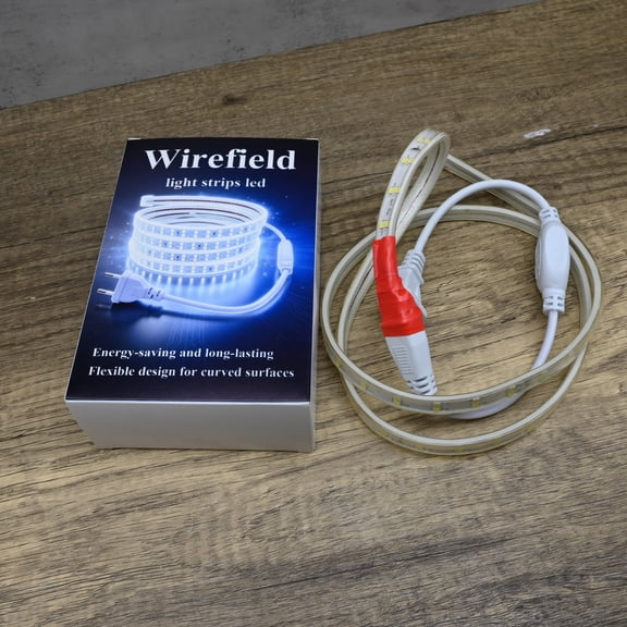 Wirefield LED Strip Lights,LED lighting systemsLighting devices for showcases, 220V LED Light Strips, High Brightness Energy Saving LED Tape Lights for Bedroom, Kitchen, Garden, Indoor