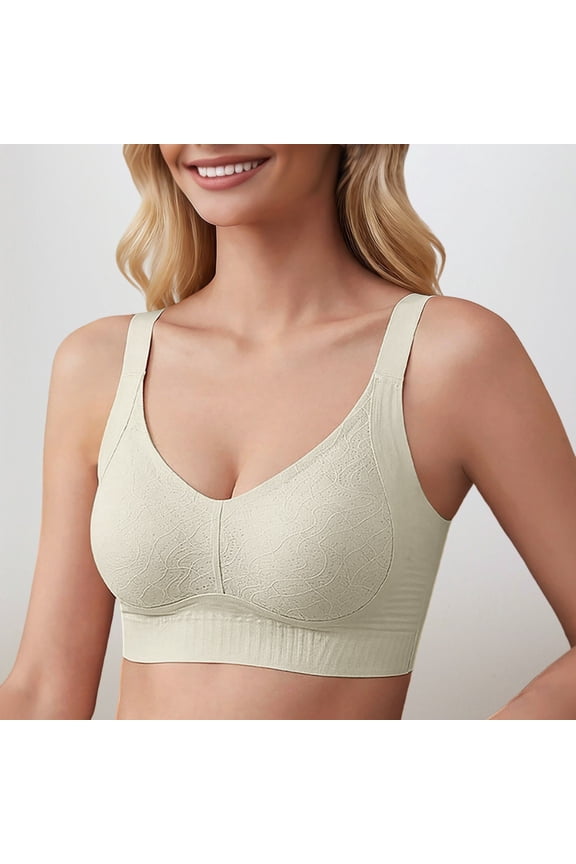 Wirefree Bras for Lift Support Side Coverage Comfortable Non Padded Everyday T Shirt Bra Brazier for Women Women's Bras Push up plus Size Bras for Women Push up Push up Bra Wireless Bras for Women