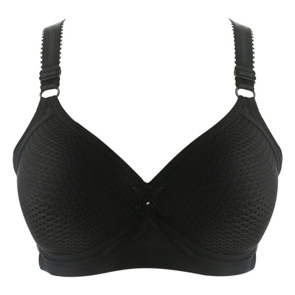 Wirefree Bras for Women Clearance,AIEOTT Plus Size Push Up Full Coverage Bra,Extra-Elastic Womens Bras Deals,Fashion Printed Bra Underwear One-Piece Bra Everyday Underwear,Big Holiday Savings