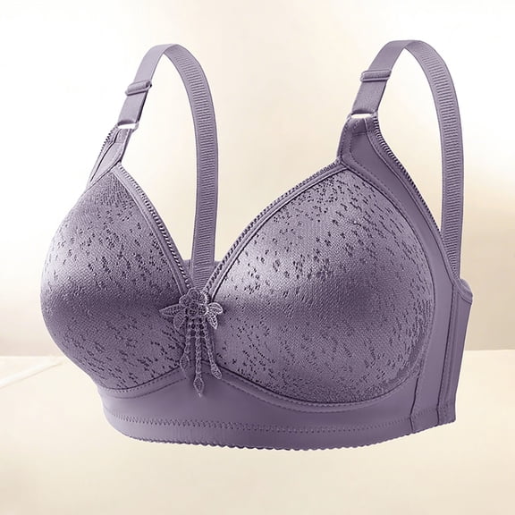 Wirefree Bras for Women Push Up T-Shirt Bra Wireless Bralettes V Neck Everyday Bra with Adjustable Strap